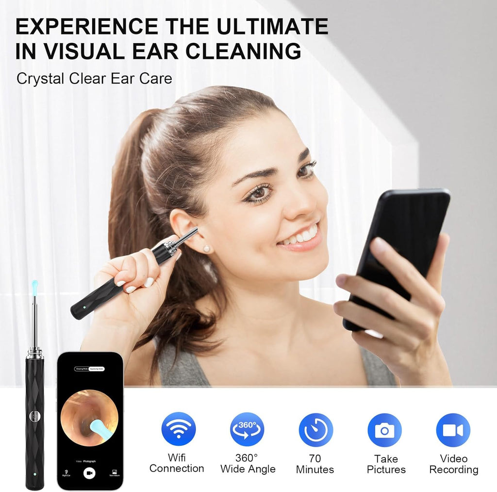 ClearLobe HD Ear Camera Cleaner – LED lights