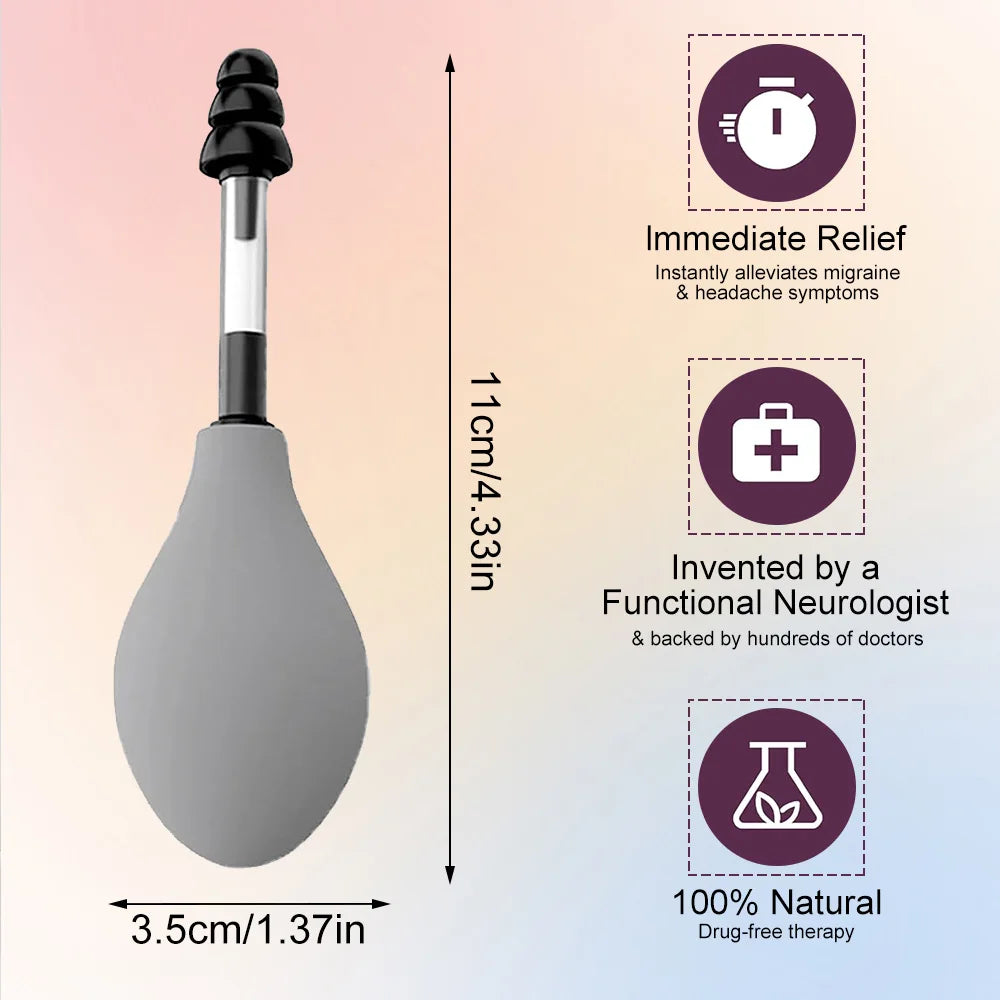 ClearLobe Ear Pressure Relief Tool – soft silicone