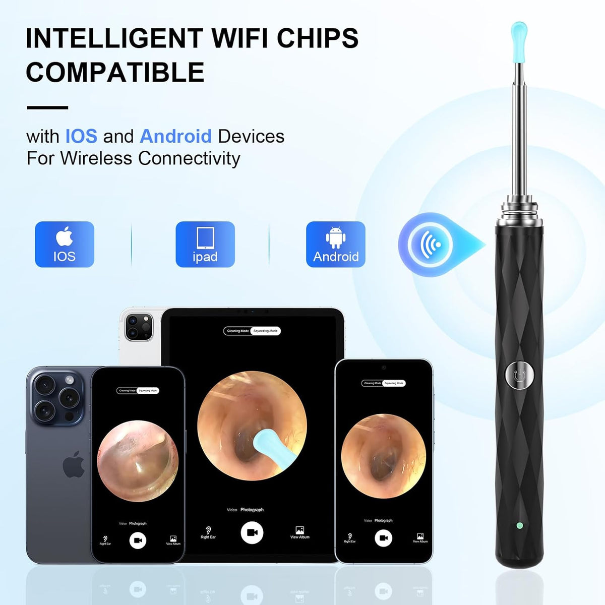 ClearLobe HD Ear Camera Cleaner – rechargeable