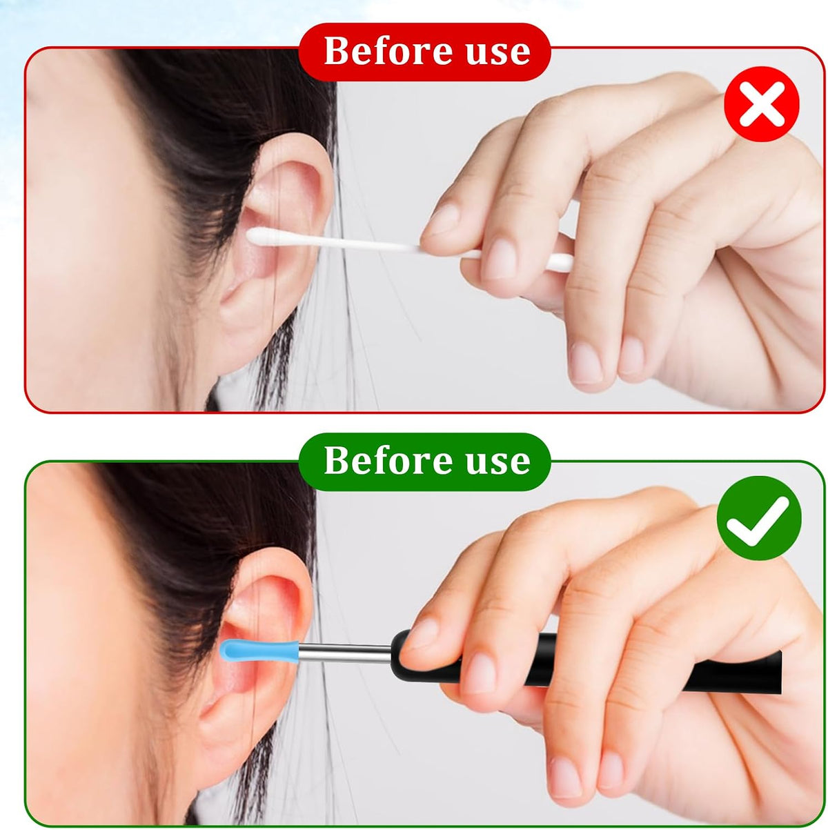 ClearLobe Replacement Tips – size