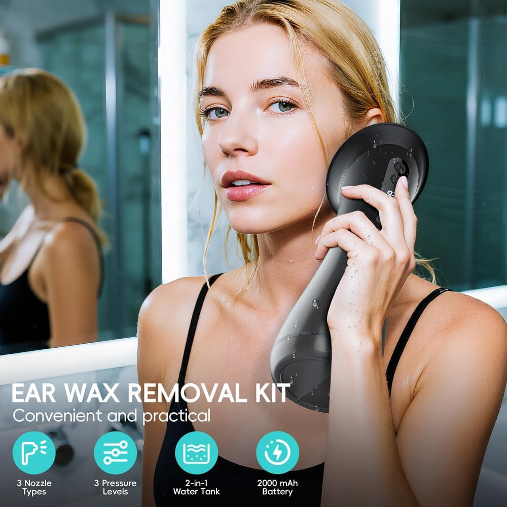 ClearLobe Ear Wax Flushing Kit – dual water tanks